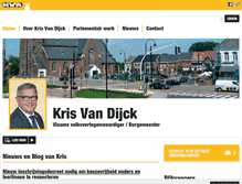 Tablet Screenshot of krisvandijck.be